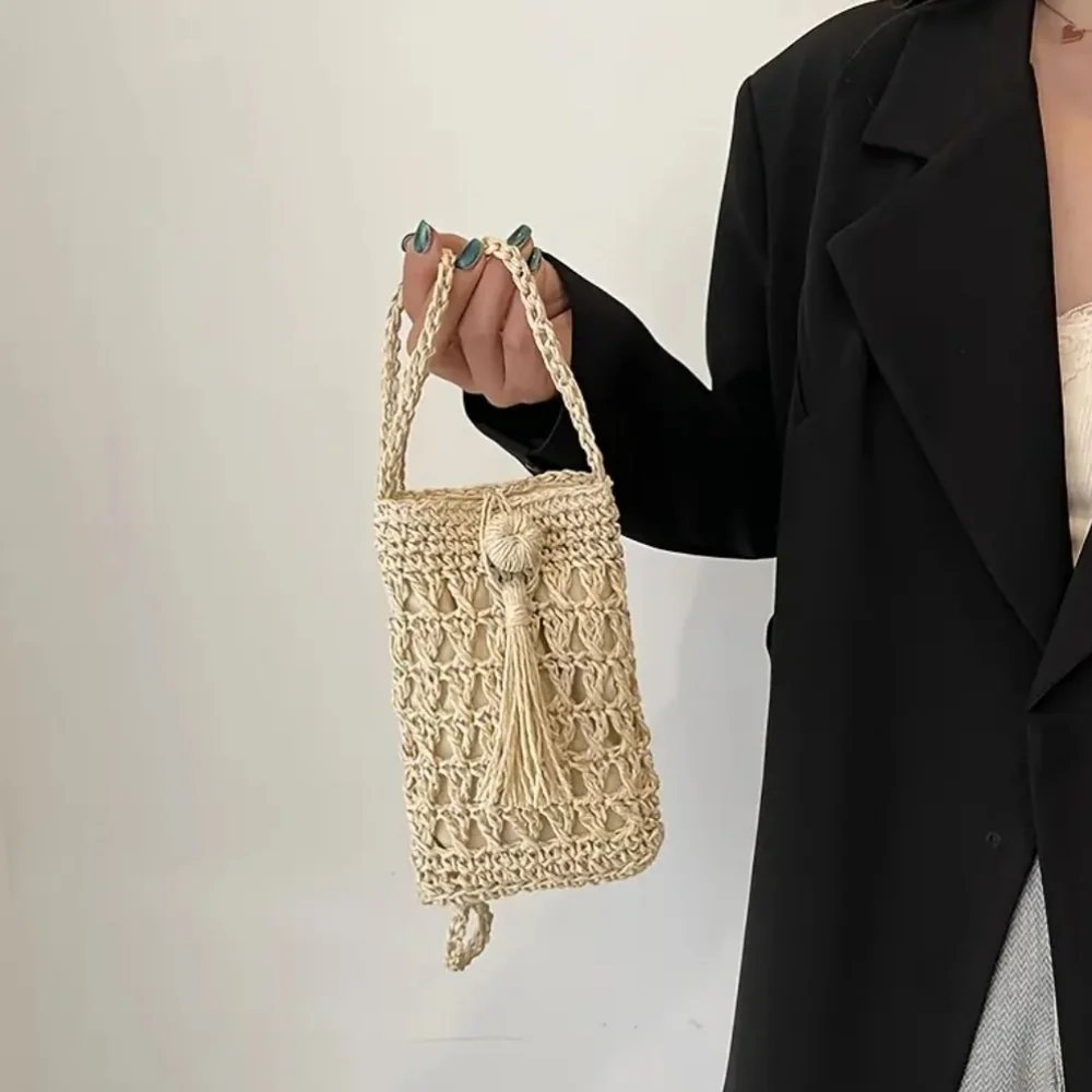 NEW! Stylish Straw  Mini Bag